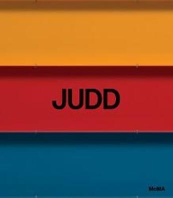 Couverture du livre « Judd » de Temkin Ann aux éditions Moma