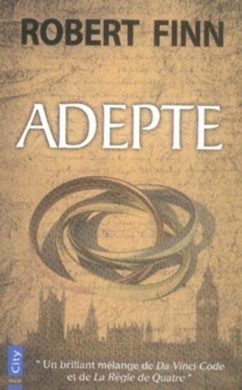 Couverture du livre « Adepte » de Finn-R aux éditions City