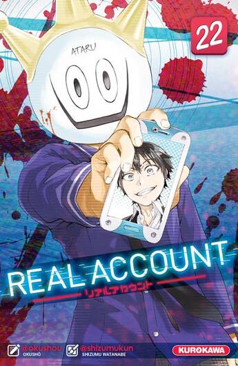 Couverture du livre « Real account Tome 22 » de Shizumu Watanabe et Okushou aux éditions Kurokawa