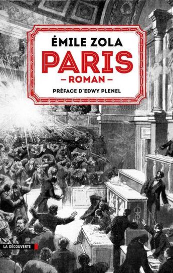 Couverture du livre « Paris » de Émile Zola aux éditions La Decouverte