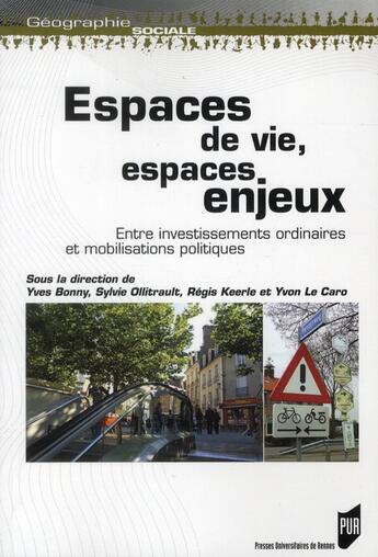 Couverture du livre « Espaces de vie, espaces enjeux » de  aux éditions Pu De Rennes