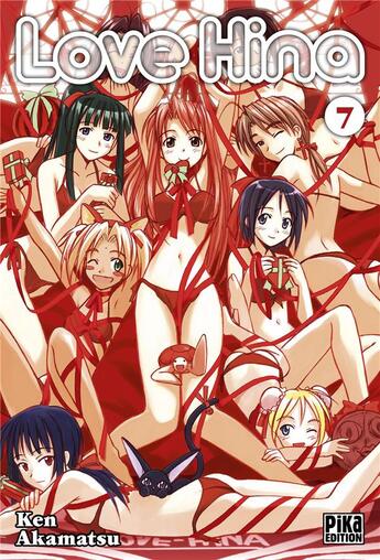 Couverture du livre « Love Hina Tome 7 » de Ken Akamatsu aux éditions Pika