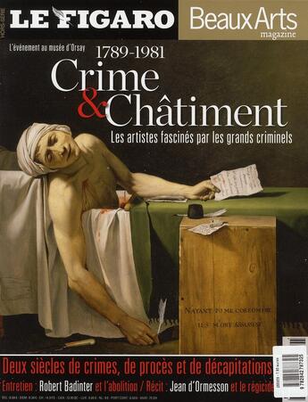 Couverture du livre « Crime et châtiment ; les artistes fascinés par les grands criminels » de  aux éditions Beaux Arts Editions