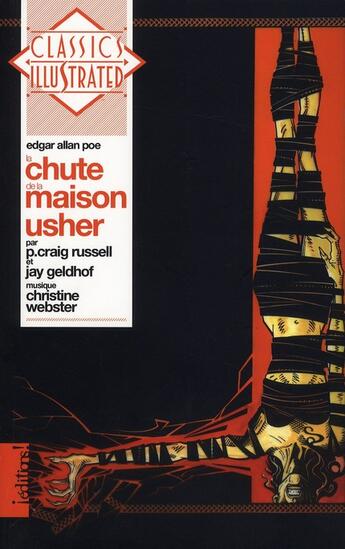 Couverture du livre « Chute de la maison usher (la) livre + cd » de Poe Russell aux éditions Editions !