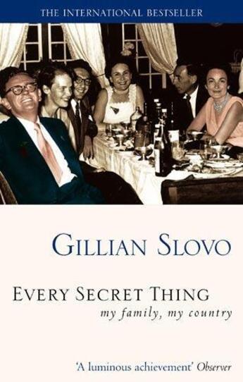 Couverture du livre « Every Secret Thing » de Gillian Slovo aux éditions Little Brown Book Group Digital