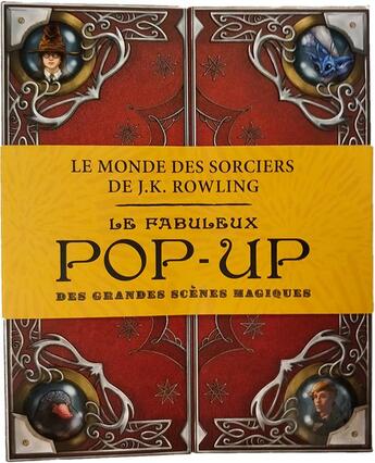 Couverture du livre « Harry Potter ; le monde des sorciers de J. K. Rowling ; le fabuleux pop-up des grandes scènes magiques » de James Diaz et Silvan Sergio Gomez aux éditions Gallimard-jeunesse