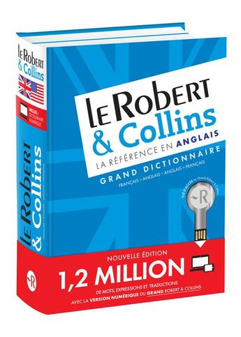 Couverture du livre « Dictionnaire le Robert & Collins ; français-anglais / anglais-français » de  aux éditions Le Robert