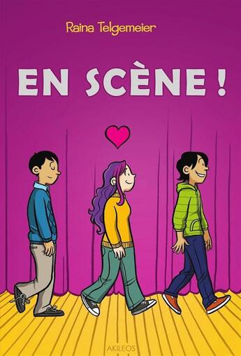 Couverture du livre « En scene » de Telgemeier-R aux éditions Akileos