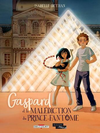 Couverture du livre « Gaspard et la malédiction du Prince-Fantôme » de Isabelle Dethan aux éditions Delcourt