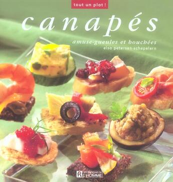 Couverture du livre « Canapes » de Petersen-Schepelern aux éditions Editions De L'homme