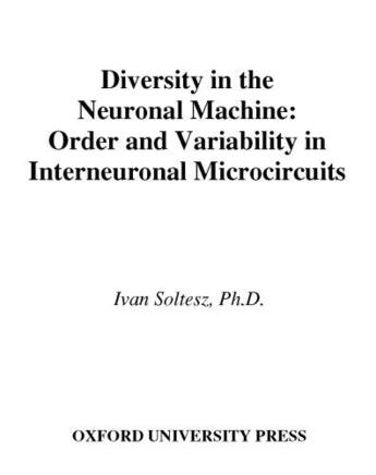 Couverture du livre « Diversity in the Neuronal Machine: Order and Variability in Interneuro » de Soltesz Ivan aux éditions Oxford University Press Usa