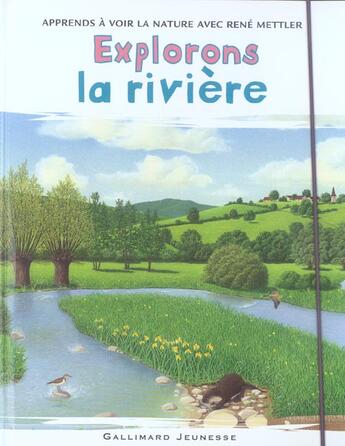 Couverture du livre « Explorons la riviere » de Rene Mettler aux éditions Gallimard-jeunesse