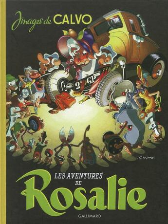 Couverture du livre « Les aventures de Rosalie » de Edmond-Francois Calvo aux éditions Gallimard Bd