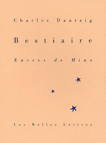 Couverture du livre « Bestiaire ; encres de Mino » de Mino aux éditions Belles Lettres