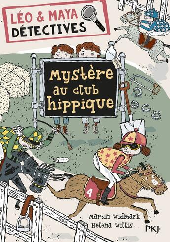 Couverture du livre « Léo & Maya, détectives Tome 3 : mystère au club hippique » de Martin Widmark et Helena Willis aux éditions Pocket Jeunesse