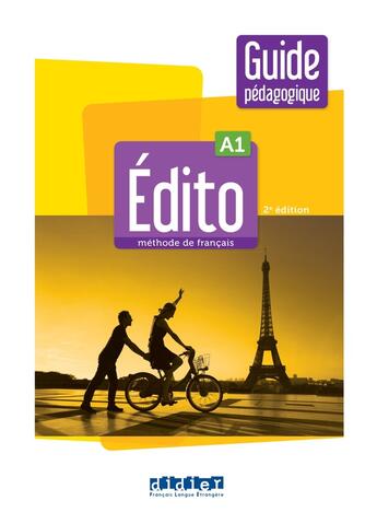 Couverture du livre « Edito a1 - edition 2022 - guide pedagogique papier » de  aux éditions Didier