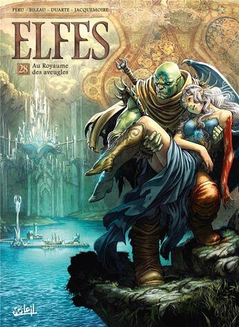 Couverture du livre « Elfes Tome 28 : au royaume des aveugles » de Kiko Duarte et Stephane Bileau et Olivier Peru aux éditions Soleil