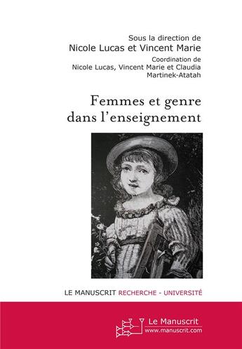 Couverture du livre « Femmes et genre dans l'enseignement » de  aux éditions Le Manuscrit