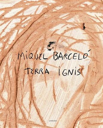 Couverture du livre « Terra ignis » de Miquel Barcelo et Francois Halard et Agusti Torres aux éditions Actes Sud