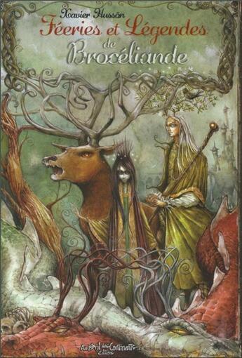 Couverture du livre « Féeries et légendes de Brocéliande » de Xavier Husson aux éditions Au Bord Des Continents