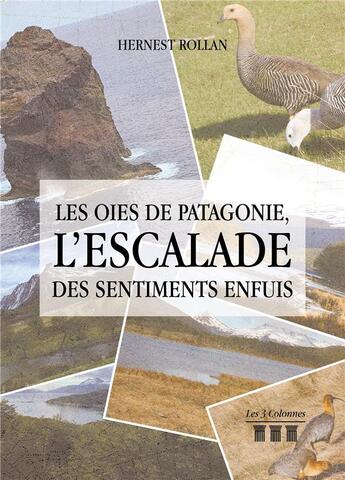 Couverture du livre « Les oies de Patagonie, l'escalade des sentiments enfuis » de Hernest Rollan aux éditions Les Trois Colonnes