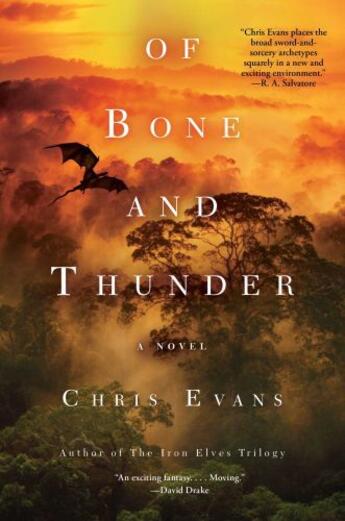 Couverture du livre « Of Bone and Thunder » de Evans Chris aux éditions Gallery Books