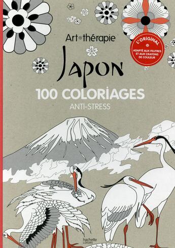 Couverture du livre « Art-thérapie ; Japon » de Julie Terrazzoni aux éditions Hachette Pratique