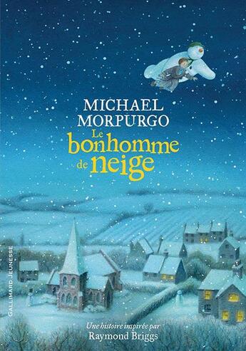 Couverture du livre « Le bonhomme de neige » de Michael Morpurgo et Robin Walshaw aux éditions Gallimard-jeunesse