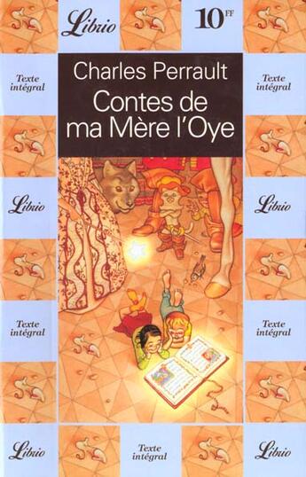 Couverture du livre « Contes de ma mere l'oye - histoires ou contes du temps passe, avec des moralites » de Charles Perrault aux éditions J'ai Lu