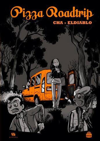 Couverture du livre « Pizza roadtrip » de Cha et El Diablo aux éditions Ankama