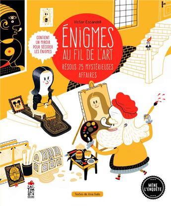 Couverture du livre « Énigmes au coeur de l'art » de Victor Escandell aux éditions Saltimbanque