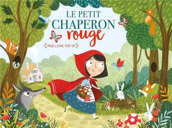 Couverture du livre « Mon livre pop-up - petit chaperon rouge » de Collectif/Hardy aux éditions 1 2 3 Soleil