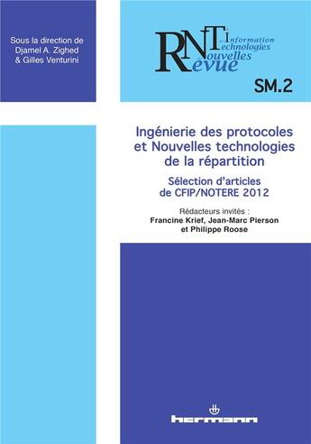 Couverture du livre « Revue des nouvelles technologies de l'information, n sm-2 - ingenierie des protocoles et nouvelles » de  aux éditions Hermann