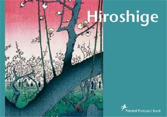 Couverture du livre « Hiroshige postcard book /anglais/allemand » de Schroer Anne aux éditions Prestel