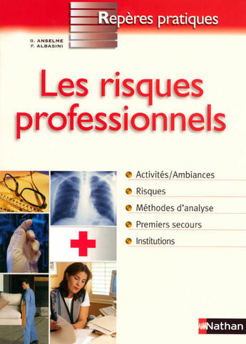 Couverture du livre « Les risques professionnels » de Bruno Anselme aux éditions Nathan