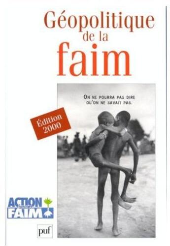 Couverture du livre « Géopolitique de la faim (édition 2000) » de  aux éditions Puf