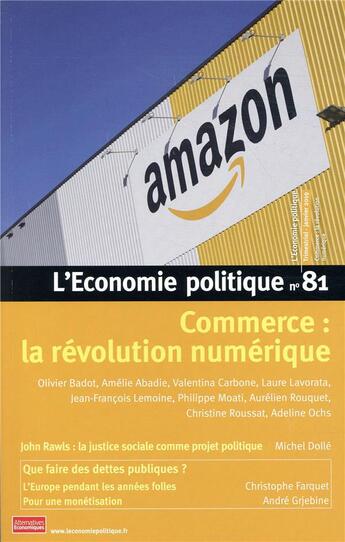 Couverture du livre « L'economie politique n 81 » de  aux éditions Alternatives Economiques