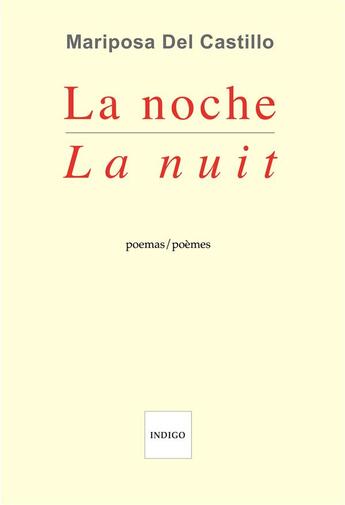 Couverture du livre « La nuit / La noche » de  aux éditions Indigo Cote Femmes