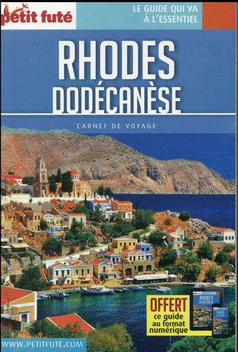 Couverture du livre « GUIDE PETIT FUTE ; CARNETS DE VOYAGE ; Rhodes (édition 2016) » de  aux éditions Le Petit Fute