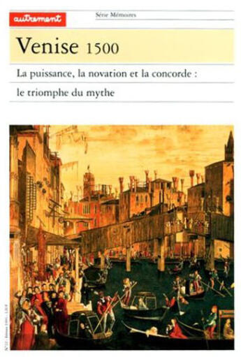 Couverture du livre « Venise 1500 » de Philippe Braunstein aux éditions Autrement