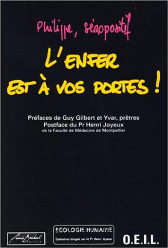 Couverture du livre « L'enfer est a vos portes » de Philippe M-D. aux éditions Francois-xavier De Guibert