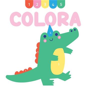 Couverture du livre « Le crocodile coloriage » de  aux éditions Yoyo Books