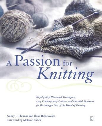 Couverture du livre « A Passion for Knitting » de Thomas Nancy aux éditions Touchstone