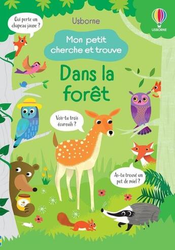 Couverture du livre « Dans la foret - mon petit cherche et trouve » de Robson/Lucas aux éditions Usborne