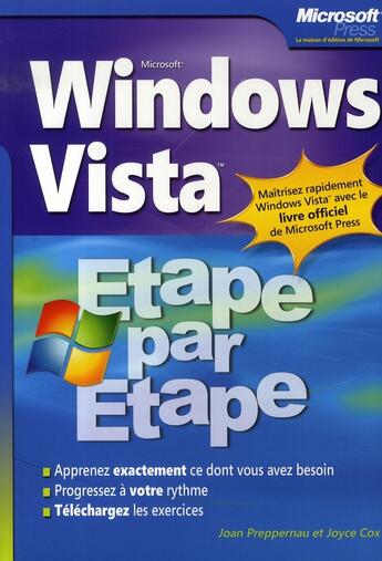 Couverture du livre « Windows vista » de Cox+Preppernau aux éditions Dunod