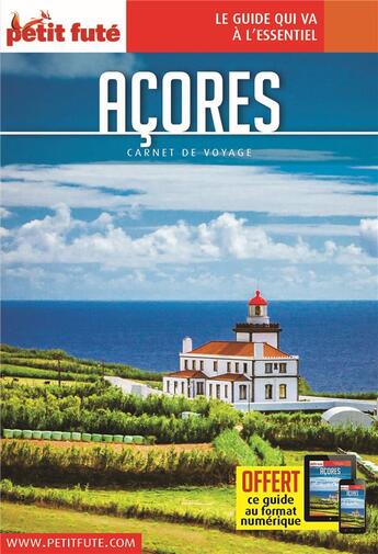 Couverture du livre « GUIDE PETIT FUTE ; CARNETS DE VOYAGE : Açores (édition 2019) » de Collectif Petit Fute aux éditions Le Petit Fute