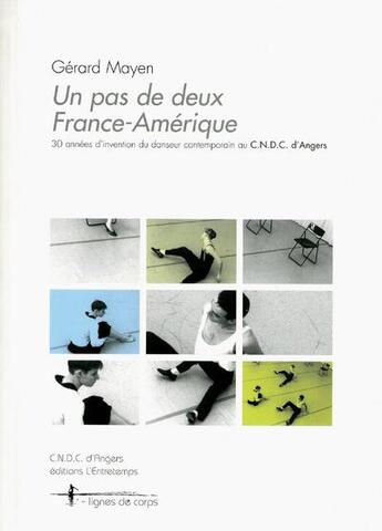 Couverture du livre « Un pas de deux France-Amérique » de Gerard Mayen aux éditions L'entretemps