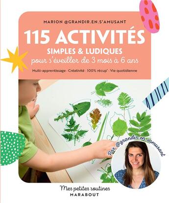 Couverture du livre « Mes petites routines 110 jeux et activites anti-ennui » de  aux éditions Marabout