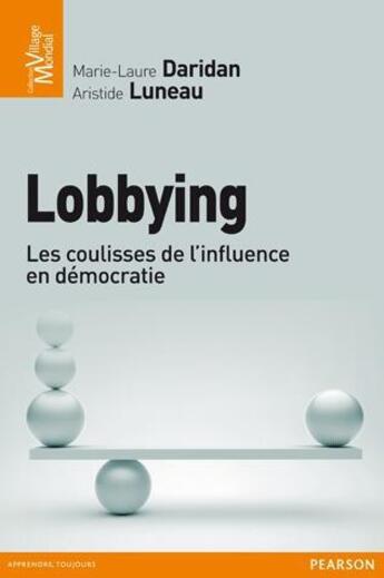 Couverture du livre « Lobbying » de Daridan Luneau aux éditions Pearson