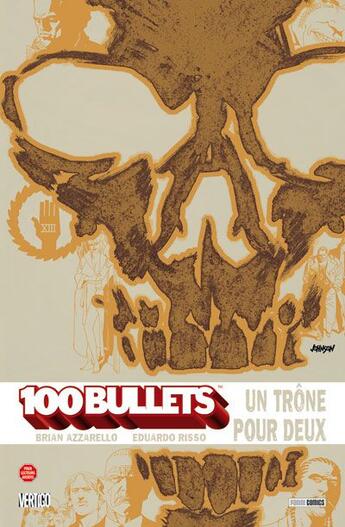 Couverture du livre « 100 bullets t.14 : un trône pour deux » de Eduardo Risso et Brian Azzarello aux éditions Panini